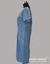 Readymade Blue 100% Denim Knee Length Kurti